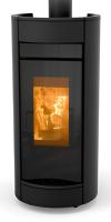 Thermorossi Kaminofen MOMA EVO Wood 10 kW Stahl Schwarz